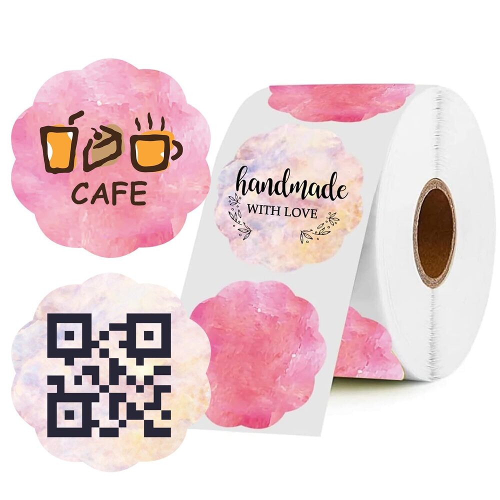 6634 Thermal Sticker Label 2 Inch Gradient-Color Coding Labels Gift Labels